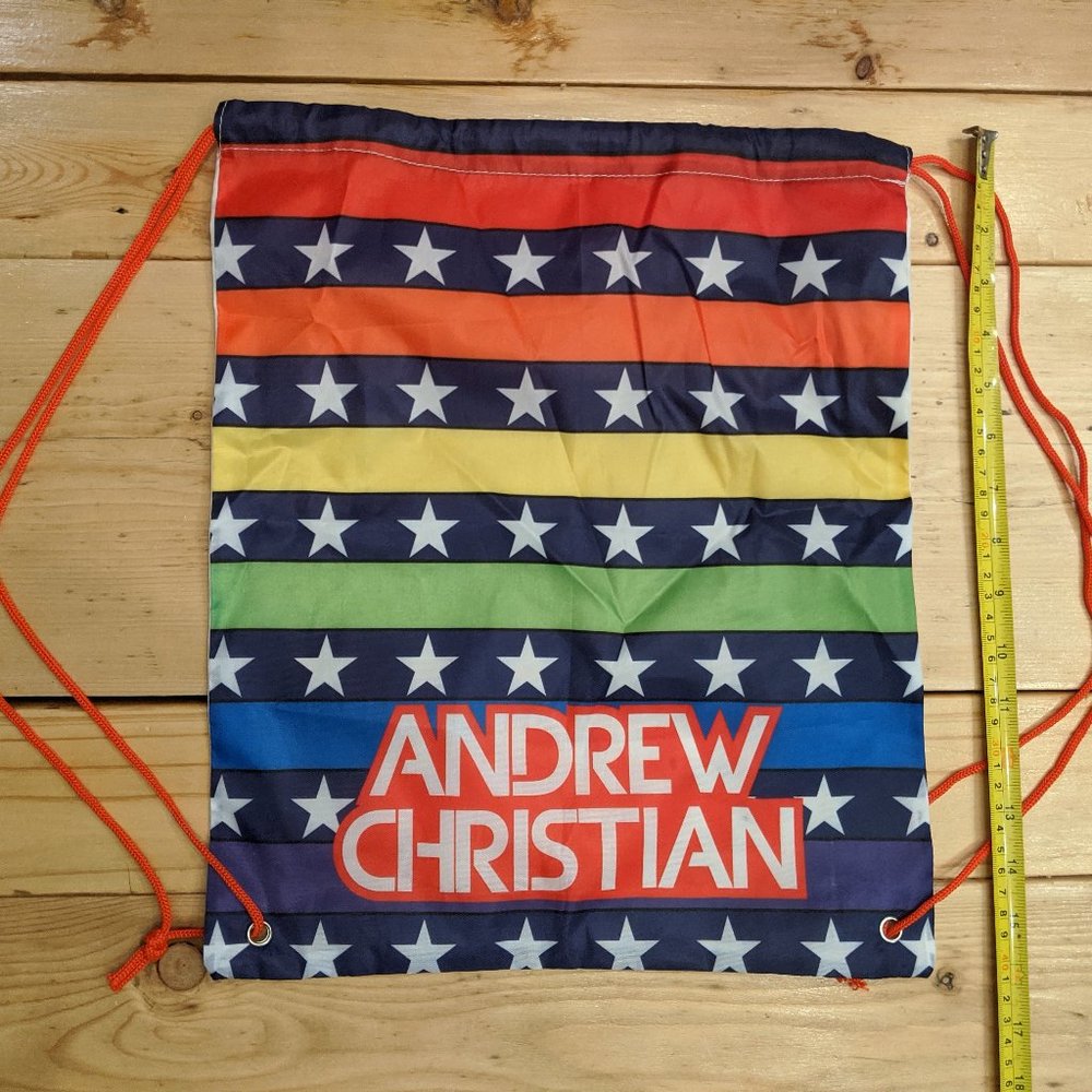 Andrew Christian - USA Pride Drawstring Bag